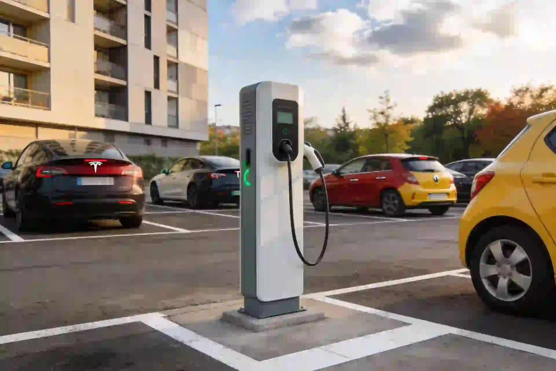 Installation borne de recharge à Cancon